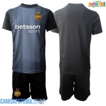 Camisa de time de futebol Inter Milan Goleiro Replicas 1º Equipamento Infantil 2025-26 Manga Curta (+ Calças curtas)